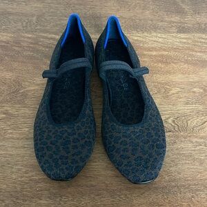 Rothy’s square Mary Jane flat size 7 cheetah animal print